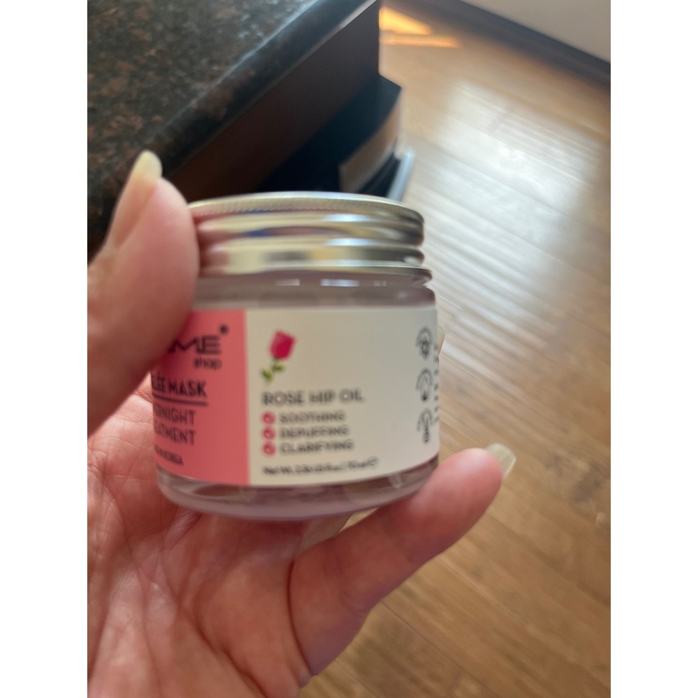 The Creme Shop Gelee Mask Overnight Treatment Rose Hip Oil 2.36oz Made in Korea - Picture 2 of 2